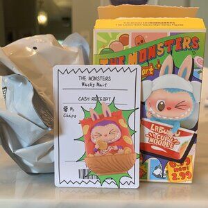 Popmart The Monsters Wacky Mart CHIPS Labubu figure